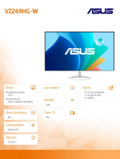 ASUS *ASUS 24''VZ249HG-W IPS FHD HDMI DP 120hz  - VZ249HG-W - Zdjęcie 7