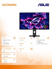 ASUS Monitor 26.5 cala XG27AQDNG OLED 360Hz 0.03MS DP, 2HDMI, 2USB - XG27AQDNG - Zdjęcie 8
