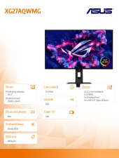 ASUS Monitor 26.5 cala XG27AQWMG OLED DP 2HDMI 0.03MS USB HUB - XG27AQWMG - Zdjęcie 8