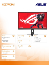 ASUS Monitor 27 cali XG27WCMS ROG FHD 280Hz HDMI  - XG27WCMS - Zdjęcie 2