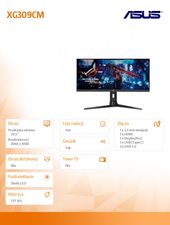 ASUS Monitor 30 cali XG309CM IPS F HDMI DP USBC ROG - XG309CM - Zdjęcie 2