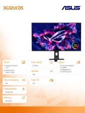 ASUS Monitor 31.5 cala XG32UCDS DP HDMI USB-C 0,03MS - XG32UCDS - Zdjęcie 8