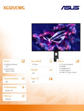ASUS Monitor 31.5 cala XG32UCWG ROG 4K UHD 0.03 HDMI DP USB - XG32UCWG - Zdjęcie 8