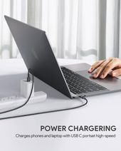 AUKEY CB-CC2 OEM nylonowy kabel Quick Charge USB C - USB C | 2m | 5Gbps | 60W PD | 20V - CB-CC2 OEM - Zdjęcie 5