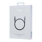AUKEY CB-CD3 nylonowy kabel Quick Charge USB C-USB 3.0 | 2m | 5 Gbps | 3A | 60W PD | 20V - CB-CD3 - Zdjęcie 2