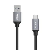 AUKEY CB-CD3 nylonowy kabel Quick Charge USB C-USB 3.0 | 2m | 5 Gbps | 3A | 60W PD | 20V - CB-CD3 - Zdjęcie 5