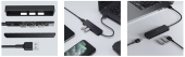 AUKEY Hub USB-A CB-H39 | Ultra Slim | 4w1 | 4xUSB 3.0 | 5Gbps  - CB-H39 - Zdjęcie 2