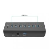 AUKEY CB-H3 aktywny HUB USB | 7w1 | 7xUSB 3.0  - CB-H3 - Zdjęcie 2