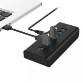 AUKEY CB-H3 aktywny HUB USB | 7w1 | 7xUSB 3.0  - CB-H3 - Zdjęcie 5