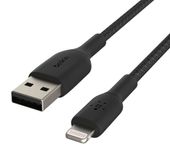 BELKIN Kabel Braided USB- Lightning 1m czarny - CAA002bt1MBK - Zdjęcie 4