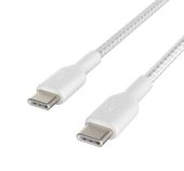 BELKIN Kabel Braided USB-C USB-C 1m biały - CAB004bt1MWH - Zdjęcie 4
