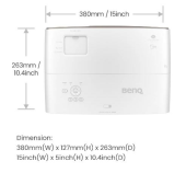 BENQ Projektor W2710 DLP 4K 2200ANSI/50000:1/HDMI - 9H.JPY77.38E - Zdjęcie 7