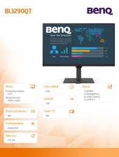 BENQ Monitor 31.5 cala BL3290QT 2K 4ms/IPS/75HZ/HDMI/Czarny - 9H.LLMLA.TPE - Zdjęcie 8