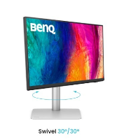BENQ Monitor 27 cali PD2730S LED 5K IPS/60Hz/5ms/Graficzny  - 9H.LN7LA.TBE - Zdjęcie 2