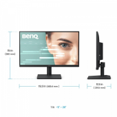 BENQ Monitor 22 cale GW2291LED 5ms/100Hz/IPS/HDMI  - 9H.LPALM.MBE - Zdjęcie 4