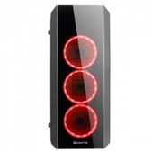 CHIEFTEC Obudowa GL-02B-OP Scorpion II Mid Tower 4xRGB fan  - GL-02B-OP - Zdjęcie 2