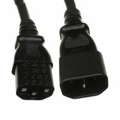 Cisco Kabel Cabinet Jumper Power Cord, 250 VAC 10A, - CAB-C13-CBN= - Zdjęcie 1