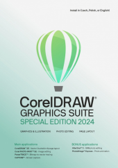 COREL CorelDRAW Graphics Suite 2024 Special Edition  - CDGSSE2024ENHCEU - Zdjęcie 2