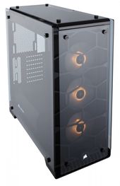 CORSAIR Crystal Series 570X RGB Compact ATX   Mid-Tower Case - CC-9011098-WW - Zdjęcie 7