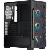 CORSAIR Obudowa iCUE 220T RGB Airflow Tempered Glass Mid-Tower Smart Case Black  - CC-9011173-WW - Zdjęcie 1