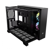 CORSAIR Obudowa 2500X mATX iCUE Mid-Tower Black RGB  - CC-9011267-WW - Zdjęcie 2