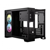 CORSAIR Obudowa 2500X mATX iCUE Mid-Tower Black RGB  - CC-9011267-WW - Zdjęcie 4