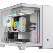 CORSAIR Obudowa 2500X mATX iCUE Mid-Tower Biała RGB  - CC-9011268-WW - Zdjęcie 2
