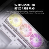 CORSAIR Obudowa 3500X TG Mid-Tower biała - CC-9011277-WW - Zdjęcie 11