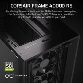 CORSAIR Obudowa FRAME 4000D RS Black Mid Tower ATX  - CC-9011312-WW - Zdjęcie 3