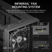 CORSAIR Obudowa FRAME 4000D RS Black Mid Tower ATX  - CC-9011312-WW - Zdjęcie 6