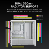 CORSAIR Obudowa FRAME 4000D RS White Mid Tower ATX  - CC-9011313-WW - Zdjęcie 7