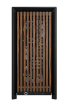 CORSAIR Obudowa FRAME 4000D RS Wood Mid-Tow Black/Walnut - CC-9011340-WW - Zdjęcie 3