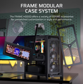 CORSAIR Obudowa FRAME 4000D RS Wood Mid-Tow Black/Walnut - CC-9011340-WW - Zdjęcie 6