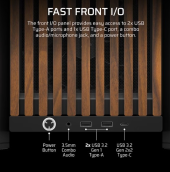 CORSAIR Obudowa FRAME 4000D RS Wood Mid-Tow Black/Walnut - CC-9011340-WW - Zdjęcie 9