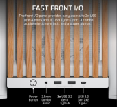 CORSAIR Obudowa FRAME 4000D RS Wood Mid-Tower White/Oak - CC-9011341-WW - Zdjęcie 8