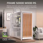 CORSAIR Obudowa FRAME 5000D WOOD RS White/Oak - CC-9011354-WW - Zdjęcie 2