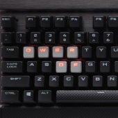 CORSAIR Gaming K70 LUX RAPIDFIRE Mechanical Key  -RED LED-       CHERRY MX RED - CH-9101020-NA - Zdjęcie 4