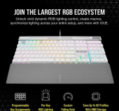 CORSAIR Klawiatura przewodowa K70 RGB Pro White PBT Keycaps  - CH-910951A-NA - Zdjęcie 2