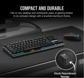 CORSAIR Klawiatura przewodowa K60 Pro TKL RGB Black  - CH-911D01A-NA - Zdjęcie 4
