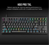 CORSAIR Klawiatura przewodowa K60 Pro TKL RGB Black  - CH-911D01A-NA - Zdjęcie 6