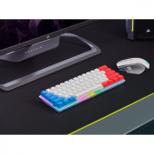 CORSAIR Klawiatura bezprzewodowa K70 Pro Mini Wireless RGB Cherry MX Red biała - CH-9189110-NA - Zdjęcie 8