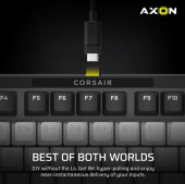CORSAIR Klawiatura gamingowa Makr Pro 75 Carbon  - CH-91CE21G-NA - Zdjęcie 12