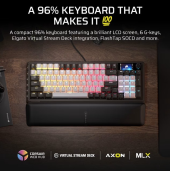 CORSAIR Klawiatura gamingowa Vanguard 96 MLX Plasma czarna - CH-91E901E-NA - Zdjęcie 2