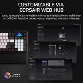 CORSAIR Klawiatura gamingowa Vanguard 96 MLX Plasma czarna - CH-91E901E-NA - Zdjęcie 3