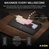 CORSAIR Klawiatura gamingowa Vanguard 96 MLX Plasma czarna - CH-91E901E-NA - Zdjęcie 10