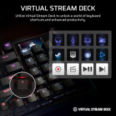 CORSAIR Klawiatura bezprzewodowa gamingowa Vanguard 96 WL MLX Plasma czarna - CH-91F901E-NA - Zdjęcie 10