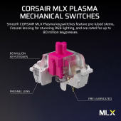 CORSAIR Klawiatura bezprzewodowa gamingowa Vanguard 96 WL MLX Plasma czarna - CH-91F901E-NA - Zdjęcie 12
