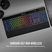 CORSAIR Keyboard Gaming K57 Wireless RGB - CH-925C015-NA - Zdjęcie 2