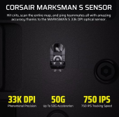 CORSAIR Mysz bezprzewodowa Scimitar Elite Wireless SE Gun Metal 33000 DPI  - CH-9314014-WW - Zdjęcie 3