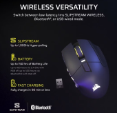 CORSAIR Mysz bezprzewodowa Scimitar Elite Wireless SE Gun Metal 33000 DPI  - CH-9314014-WW - Zdjęcie 4